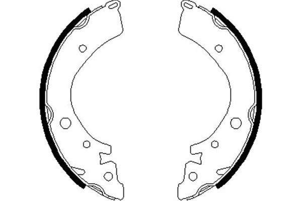 KAVO PARTS Jarrukenkäsarja BS-2904